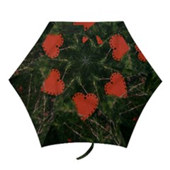 Valentine Day Heart Love Mini Folding Umbrellas by artworkshop