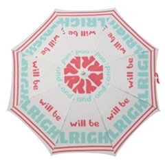 Writer Gift T- Shirt Just Write And Everything Will Be Alright T- Shirt Straight Umbrellas by maxcute