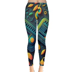 Abstract Pattern Background Inside Out Leggings by Ravend