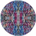 Abstract Blend Repeats Wooden Puzzle Round View1