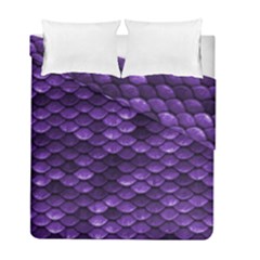 Purple Scales! Duvet Cover Double Side (full/ Double Size) by fructosebat