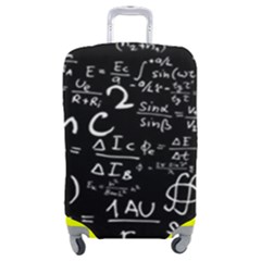 E=mc2 Text Science Albert Einstein Formula Mathematics Physics Luggage Cover (medium) by Jancukart