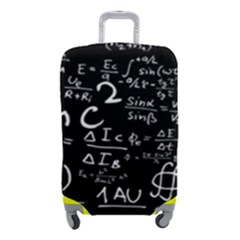 E=mc2 Text Science Albert Einstein Formula Mathematics Physics Luggage Cover (small) by Jancukart