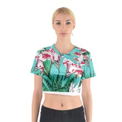 Tropical T- Shirt Tropical Gorgeous Oppositiflor T- Shirt Cotton Crop Top by maxcute