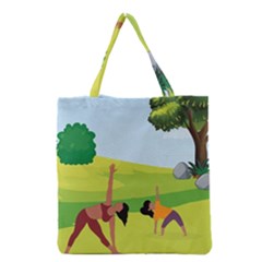 Large Grocery Tote Bag by SymmekaDesign