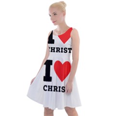 I Love Christ Knee Length Skater Dress by ilovewhateva