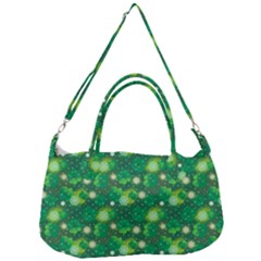 Leaf Clover Star Glitter Seamless Removal Strap Handbag by Pakemis