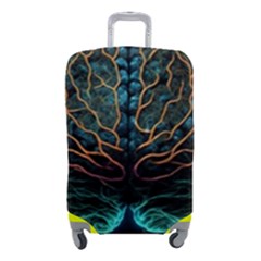 Brain Mind Technology Circuit Board Layout Patterns Luggage Cover (small) by Uceng