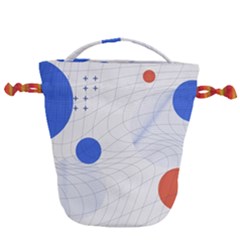 Computer Network Technology Digital Science Fiction Drawstring Bucket Bag by Ravend