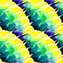 Neon Pastel Ombre Abstract Pattern View1