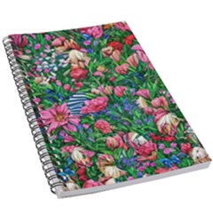 Dazzling Watercolor Flowers 5 5  X 8 5  Notebook by GardenOfOphir