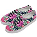 Classy Botanicals – Watercolor Flowers Botanical Women s Classic Low Top Sneakers View2