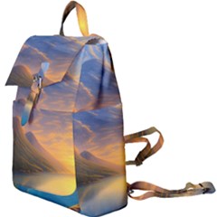 Benevolent Sunset Buckle Everyday Backpack by GardenOfOphir