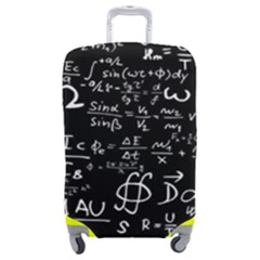 E=mc2 Text Science Albert Einstein Formula Mathematics Physics Luggage Cover (medium) by Jancukart