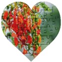 Gathering Sping Flowers Wallpapers Wooden Puzzle Heart View1