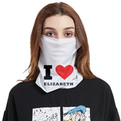 I Love Elizabeth  Face Covering Bandana (two Sides) by ilovewhateva
