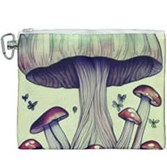 Toadstool Charm For Necromancy And Wizardry Canvas Cosmetic Bag (xxxl) by GardenOfOphir