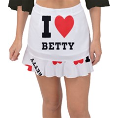 I Love Betty Fishtail Mini Chiffon Skirt by ilovewhateva