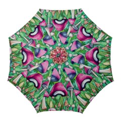 Charmed Toadstool Golf Umbrellas by GardenOfOphir