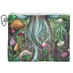 Craft Mushroom Canvas Cosmetic Bag (xxl) by GardenOfOphir