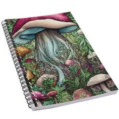 Craft Mushroom 5 5  X 8 5  Notebook by GardenOfOphir