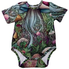 Craft Mushroom Baby Short Sleeve Bodysuit by GardenOfOphir