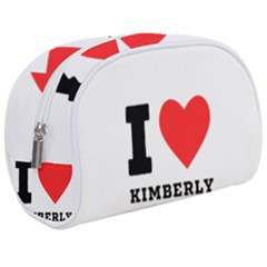 I Love Kimberly Make Up Case (medium) by ilovewhateva