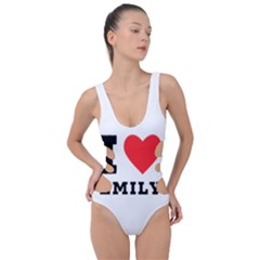 I Love Emily Side Cut Out Swimsuit by ilovewhateva