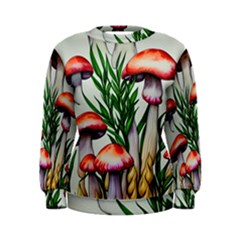 Forest Fungi Women s Sweatshirt by GardenOfOphir