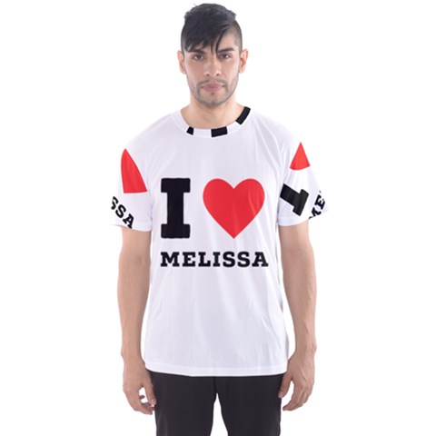 I Love Melissa Men s Sport Mesh Tee by ilovewhateva