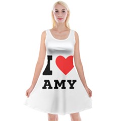 I Love Amy Reversible Velvet Sleeveless Dress by ilovewhateva