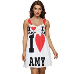 I Love Amy Ruffle Strap Babydoll Chiffon Dress by ilovewhateva