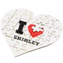 I love shirley Wooden Puzzle Heart View2