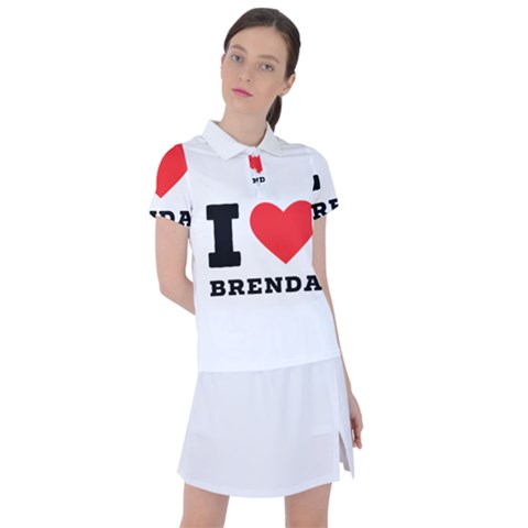 I Love Brenda Women s Polo Tee by ilovewhateva