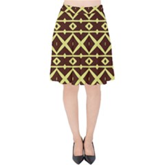 Pattern 15 Velvet High Waist Skirt by GardenOfOphir