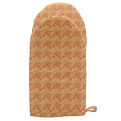 Peach Leafs Microwave Oven Glove by Sparkle