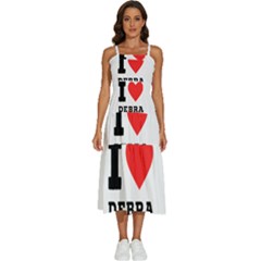 I Love Debra Sleeveless Shoulder Straps Boho Dress by ilovewhateva