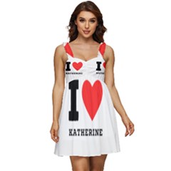 I Love Katherine Ruffle Strap Babydoll Chiffon Dress by ilovewhateva