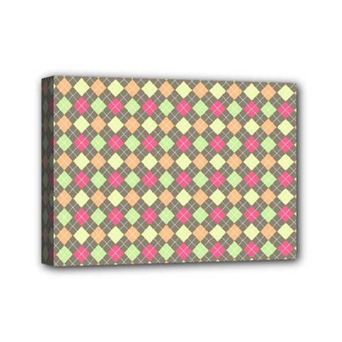 Pattern 257 Mini Canvas 7  X 5  (stretched) by GardenOfOphir