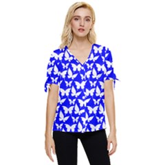 Pattern 332 Bow Sleeve Button Up Top by GardenOfOphir