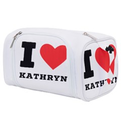 I Love Kathryn Toiletries Pouch by ilovewhateva