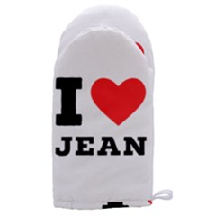 I Love Jean Microwave Oven Glove by ilovewhateva