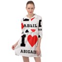 I love Abigail  Mini Skater Shirt Dress View1