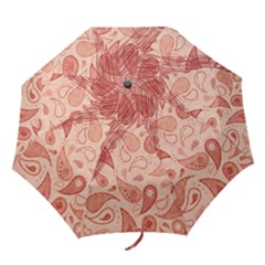 Tribal Background Pattern Texture Design Folding Umbrellas by Semog4