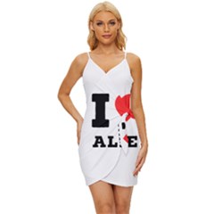 I Love Alice Wrap Tie Front Dress by ilovewhateva