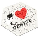 I love denise Wooden Puzzle Hexagon View3