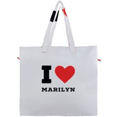 I Love Marilyn Canvas Travel Bag by ilovewhateva
