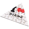 I love diane Wooden Puzzle Triangle View2