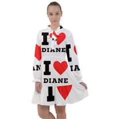 I Love Diane All Frills Chiffon Dress by ilovewhateva