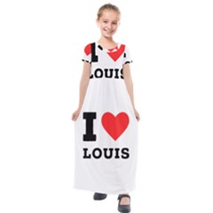 I Love Louis Kids  Short Sleeve Maxi Dress by ilovewhateva